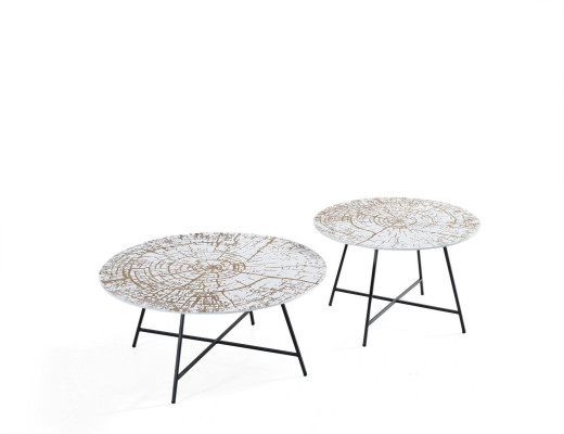Coffee tables Tables Side tables Living room Modern Luxury Brown 2 pcs.