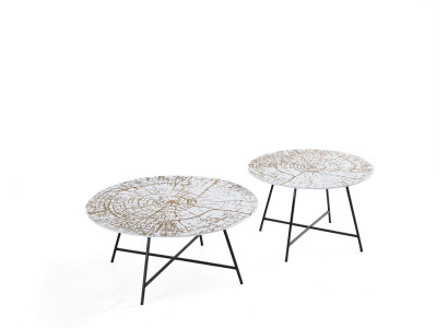 Coffee tables Tables Side tables Living room Modern Luxury Brown 2 pcs.