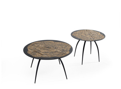 Luxury Design Coffee tables Black Round Tables Living Room Side