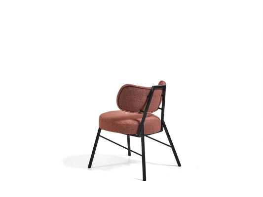 Luxurious modern brown dining room chair in Italian design