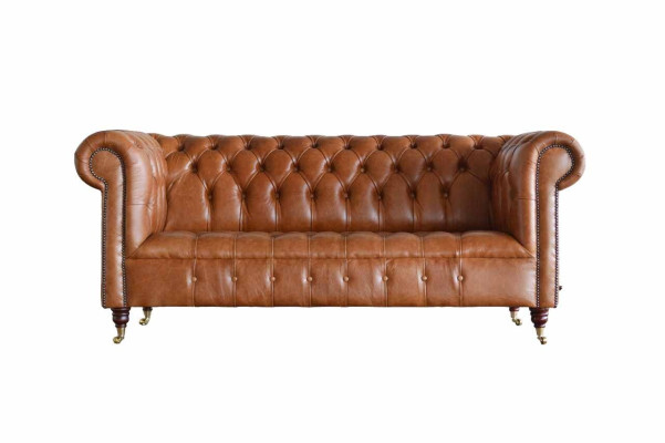 Chesterfield Sofa 3 Seat Upholstery Couches Sofas Couch Three Seater Brown