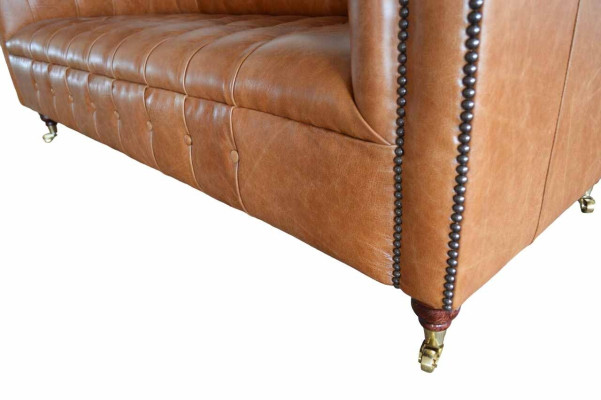 Chesterfield Sofa 3 Seat Upholstery Couches Sofas Couch Three Seater Brown
