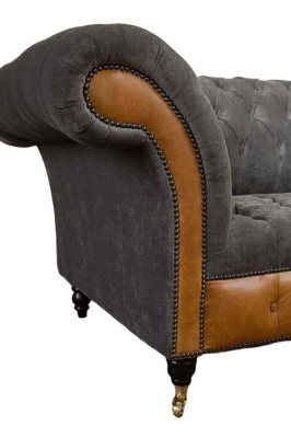 Sofa 4 Seater Chesterfield Luxury Couch Big Couches Upholstery 300cm Design