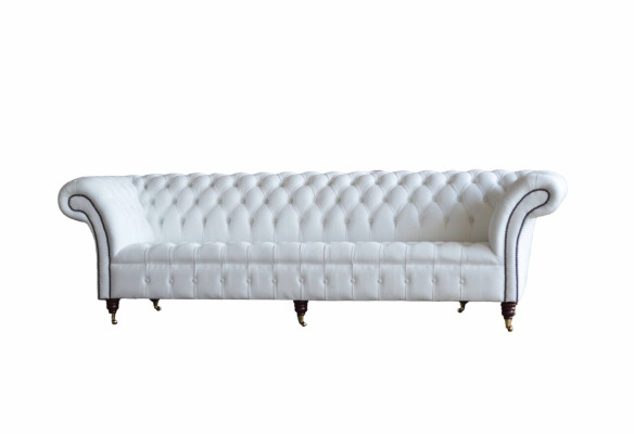 Chesterfield 4 Seater Living room English Design Couches Sofa Furniture new