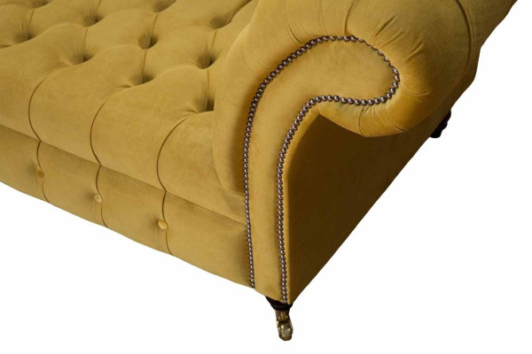 Chesterfield Textile Upholstery Luxury Sofa Design Couch Sofa 4 Seater new