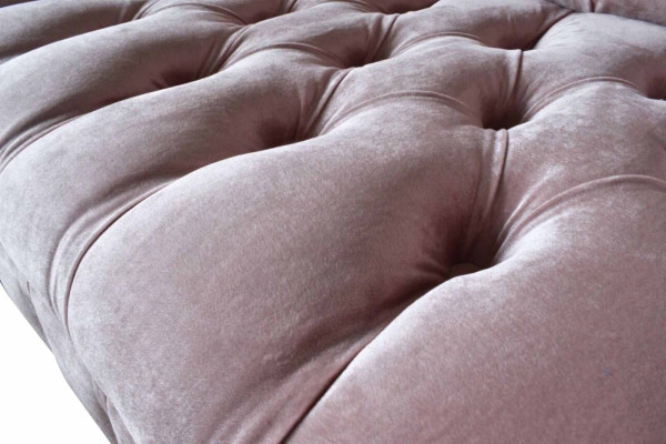 Chesterfield 3 Seater Sofa Fabric Sofa Pink Living room Upholstery Sofas new