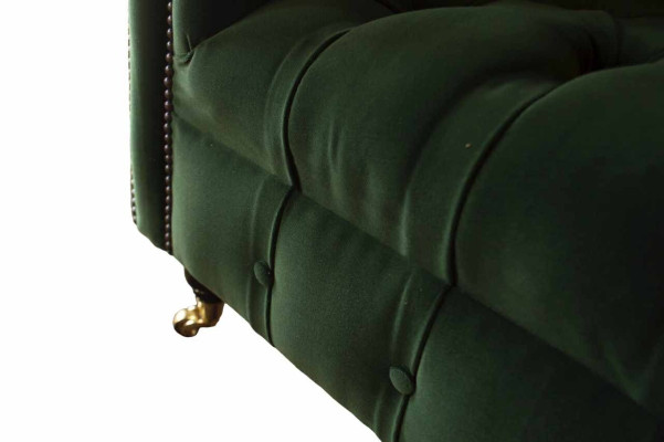 Design Sofa 3 Seater Couch Upholstery Chesterfield Living room Textile Couches