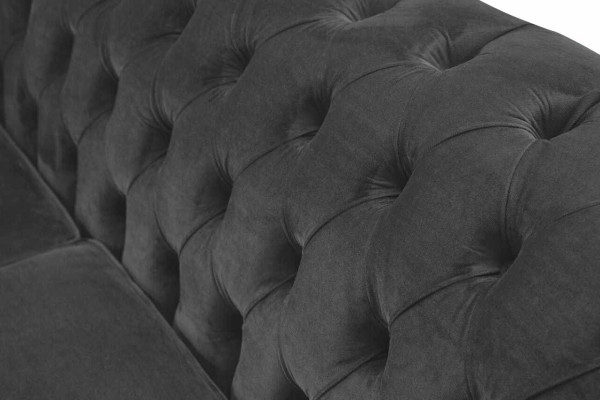 Sofa 3 Seater Luxury Textile Chesterfield Couch Sofas Upholstery Design Furniture