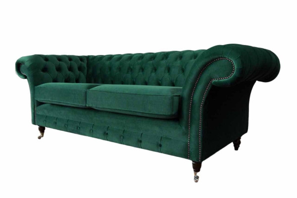 Chesterfield Couch Sofa Upholstery 3 Seater Couches Seat Sofas Green new