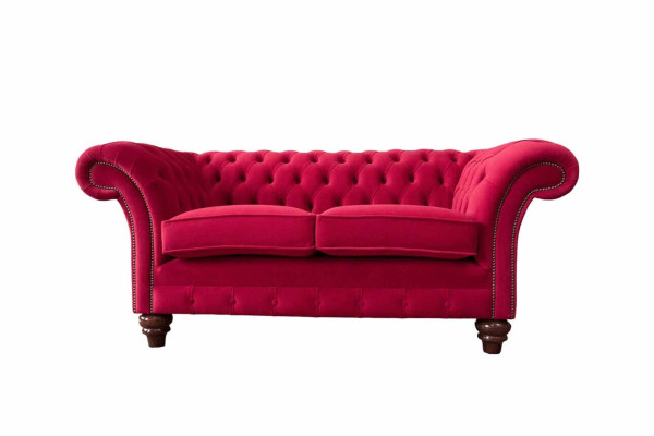 Design Modern Textile Sofa 2 Seater Couch Upholstery Luxury Sofas Chesterfield