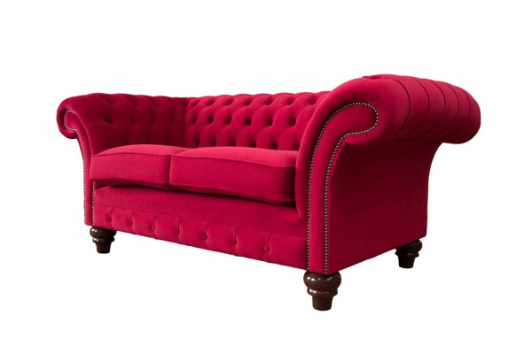 Design Modern Textile Sofa 2 Seater Couch Upholstery Luxury Sofas Chesterfield