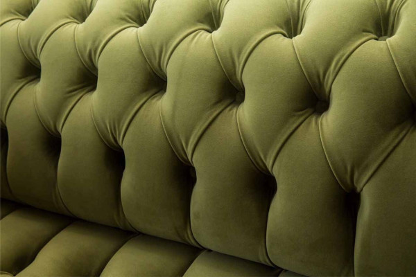Sofa 2 Seater Couch Upholstery Sofa Fabric Chesterfield Couches Green new
