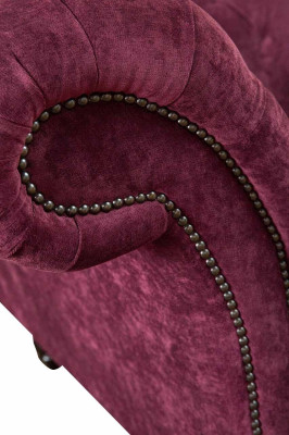 Sofa Luxury Textile Chesterfield Couch Sofas Upholstery 2 Seater Pink Design