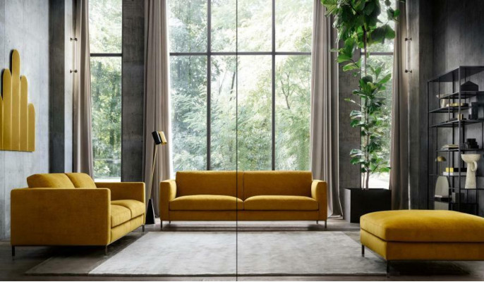Designer Couch Upholstery Seat Suite Sofa Sets 3+3 Seater + Stool 3pcs.