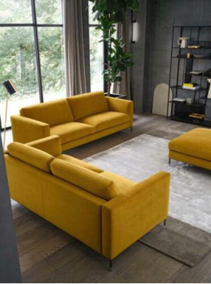 Designer Couch Upholstery Seat Suite Sofa Sets 3+3 Seater + Stool 3pcs.