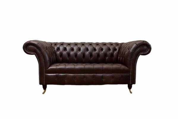 Sofa Couch Chesterfield Upholstery Sofas 2 Seater Leather Textile Lounge new
