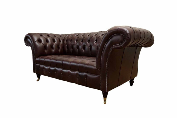 Sofa Couch Chesterfield Upholstery Sofas 2 Seater Leather Textile Lounge new