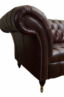 Sofa Couch Chesterfield Upholstery Sofas 2 Seater Leather Textile Lounge new