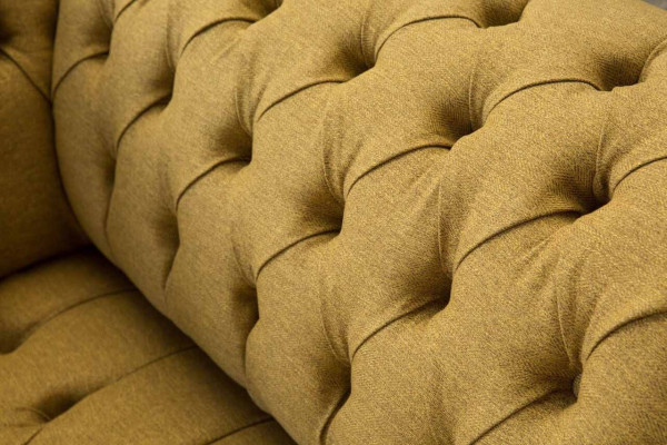 Chesterfield Armchair Design Upholstery Sofa Couch Brown Textile Furniture new