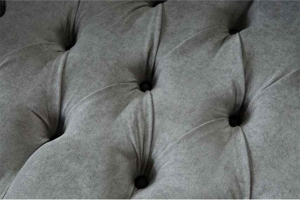Chesterfield Armchair Fabric Living room Design Upholstery Textile Design Luxury