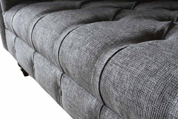 Chesterfield Couch Sofa Upholstery 3 Seater Couches Seat Sofas Gray new