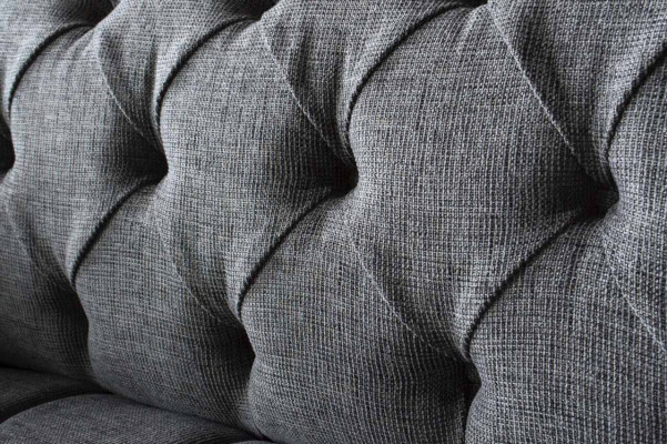 Chesterfield Couch Sofa Upholstery 3 Seater Couches Seat Sofas Gray new
