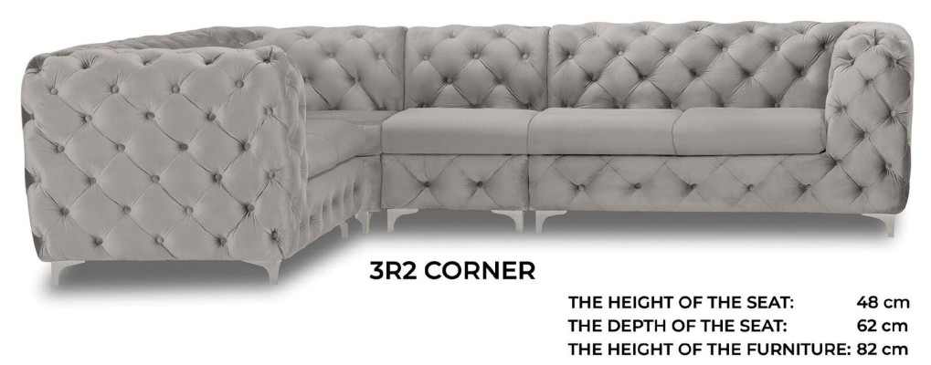 Luxury Chesterfield Sofa Corner sofa Sofa Upholstery Furniture Corner suite Couches