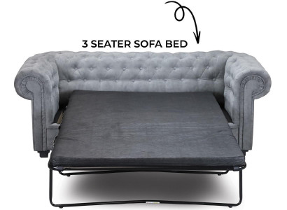 Chesterfield Sofa with Bed function Bengali folding bed Couch Sofa bed
