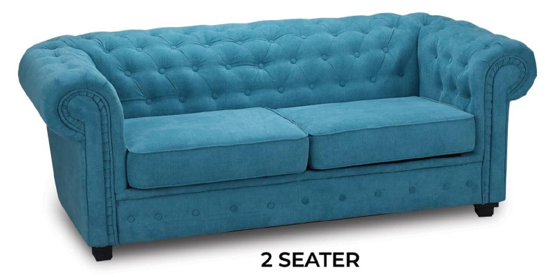 Sofa 2-Seater Sofa Design Upholstery Turkis Textile Fabric SeatComfort Sofas new
