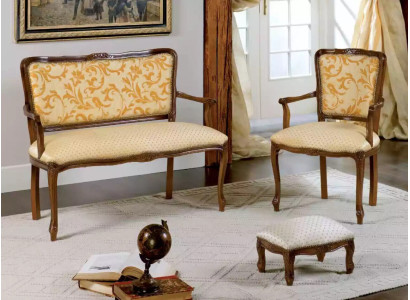 Stylish Classic Design Seating Set Upholstered furniture Designe Bench seat Stool Chairs