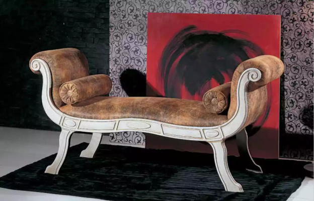 Classic Living room Bench seat Designer upholstered bench Baroque style new