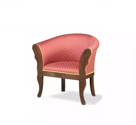 Classic r Designer Armchair Living room furniture Textile furniture Upholstery Seater
