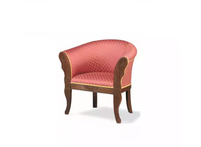Classic r Designer Armchair Living room furniture Textile furniture Upholstery Seater