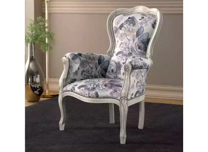 Classic r Armchair Wing Chair Upholstered furniture Designer Fabric Living room