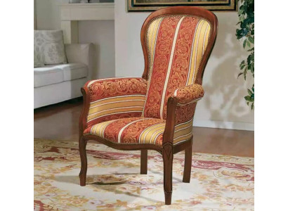 Classic r Armchair Upholstered furniture Luxury upholstered armchair wooden frame new