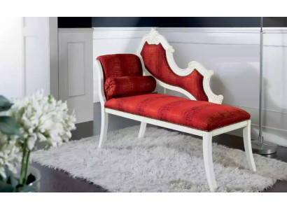 Red chaise longue Classic Furniture Living room furniture Designer lounger