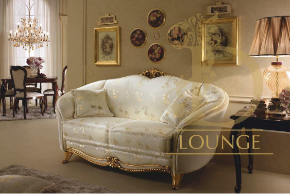 Classic 2 Seater Couch Upholstery Sofa Seat Couches Italy Design arredoclassic