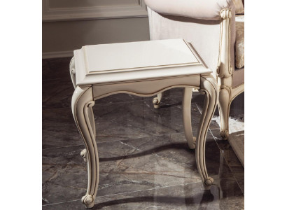 Classic newspaper tables Wood Side table Table Living room Baroque