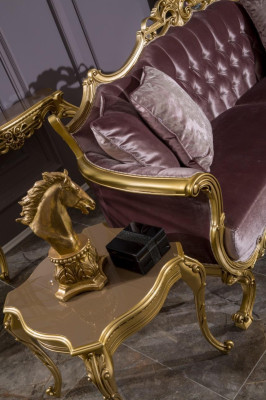Side table Coffee table Design Table Living room table Tables Gold