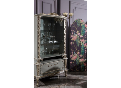 Showcases Glass Wood Wardrobe Display case Living room Furniture Sideboard Cabinets