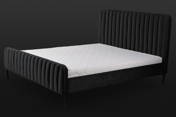 Double bed Bed Textile Furniture Beds Design Furniture Bedroom 120x200 Fabric
