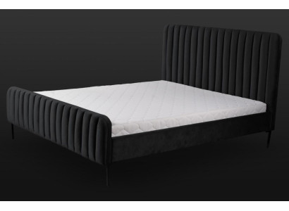 Double bed Bed Textile Furniture Beds Design Furniture Bedroom 120x200 Fabric