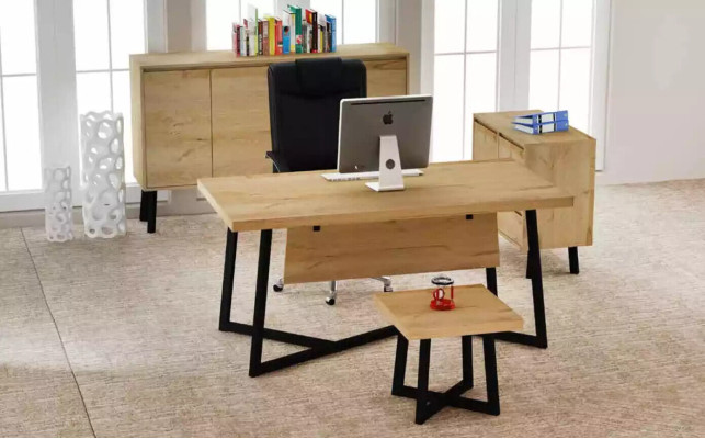 Modern Office Set Desk Coffee table Filing cabinet Chest of drawers 4 pieces.