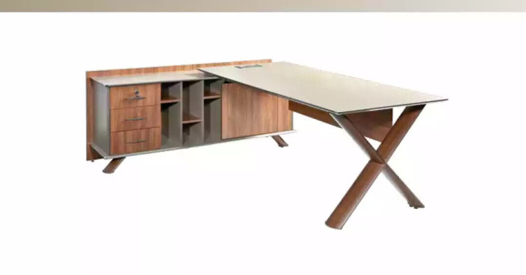Wooden furniture work table Corner desk Office furniture Chest of drawers Coffee table Modern
