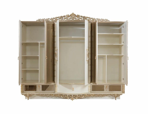 Wardrobe Bedroom Six Door Wardrobe Wood Bedroom