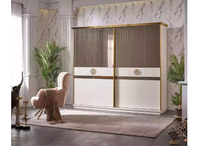 Wardrobe with sliding doors luxurious modern cabinets 260cm Wardrobe