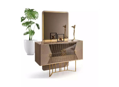 Dressing table Luxury Bedroom Cosmetic table Mirror table Chest of drawers Sideboard