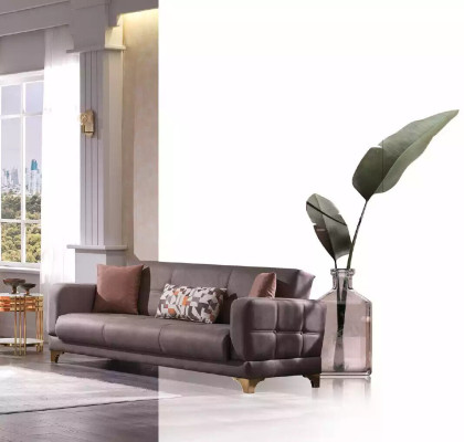 Designer Sofa Pink 3-Seater Designer Living room Couch Textile Furniture Couches