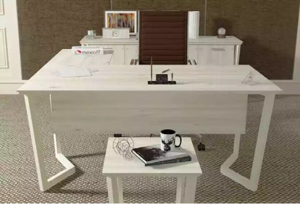 Modern White Desk Luxury Corner Table Wooden Furniture Study room new