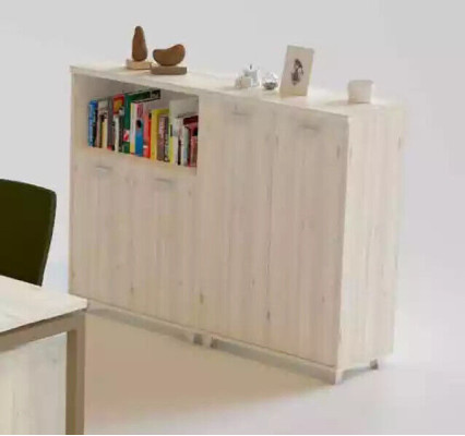 Wood Filing cabinet Modern Office furniture White Document Wardrobe Chest of drawers
